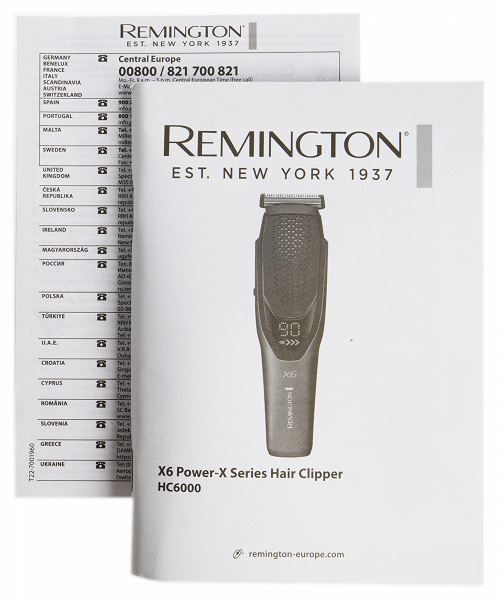 Обзор машинки для стрижки волос Remington Power X6 HC6000