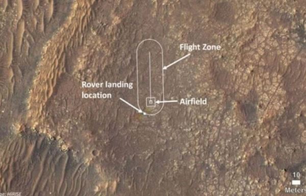 Вертолет NASA совершил свой первый полет на Марсе